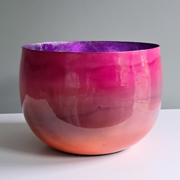 Vaas Oranje Fuchsia paars - Afbeelding 4