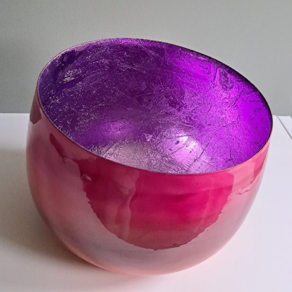 Vaas Oranje Fuchsia paars - Afbeelding 2