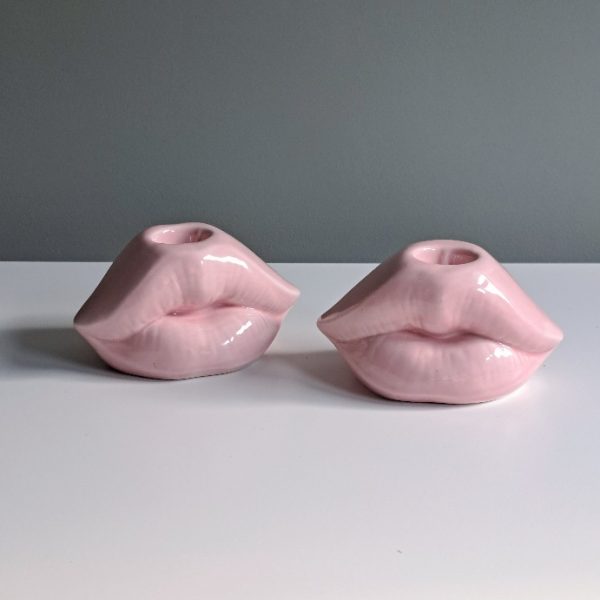 Kandelaar Lip M Lichtroze - Afbeelding 3