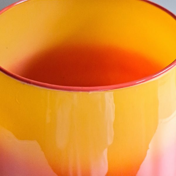 Vaas Oranje Paars S - Afbeelding 5