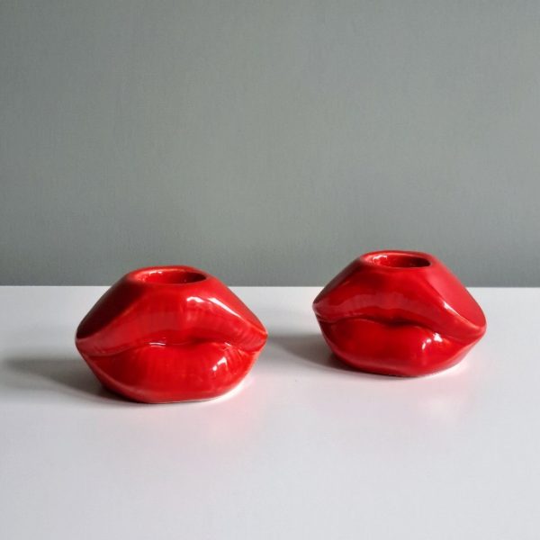 Kandelaar Lip S Rood - Afbeelding 3