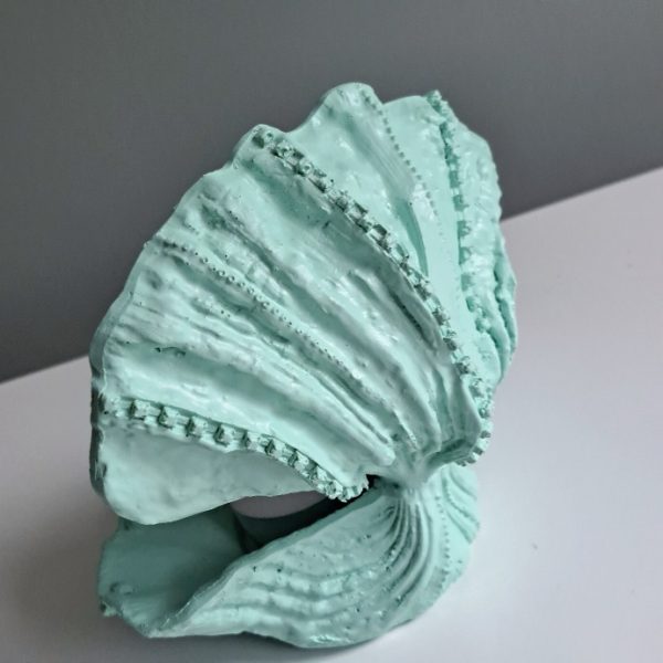 Waxinelichthouder Schelp Mintgroen - Afbeelding 3