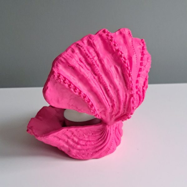 Waxinelichthouder Schelp Roze - Afbeelding 3