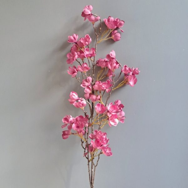 Zijden Bloesem Donkerroze 106 cm - Afbeelding 3