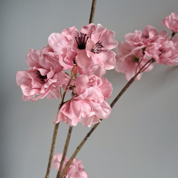 Zijden Bloem Bloesem Oudroze 85 cm - Afbeelding 3