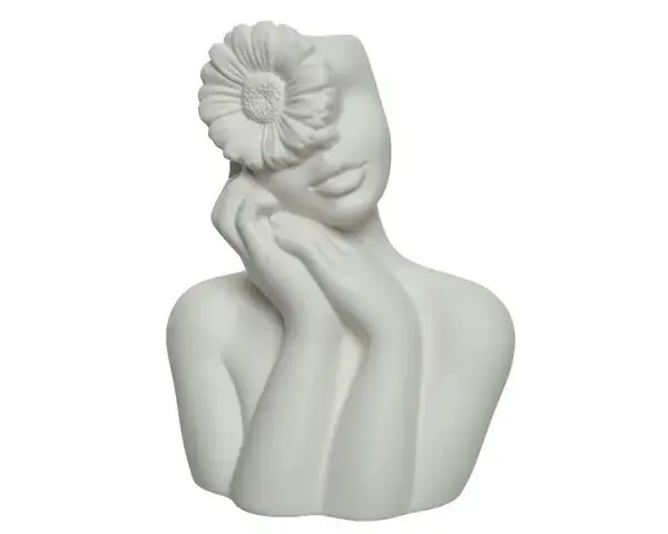 Vaas Vrouw Wit