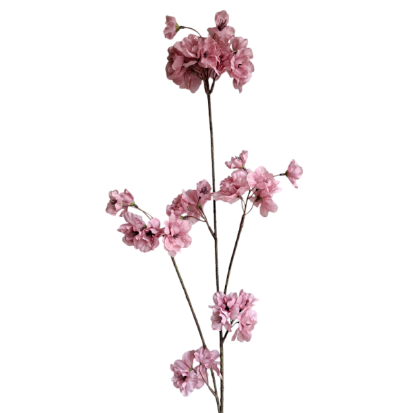 Zijden Bloem Bloesem Oudroze 85 cm