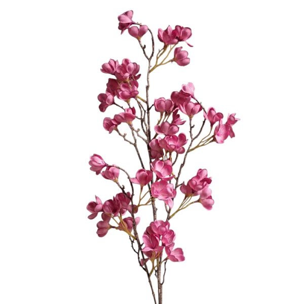 Zijden Bloesem Donkerroze 106 cm