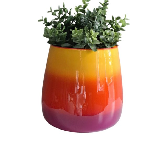 Vaas Oranje Paars M