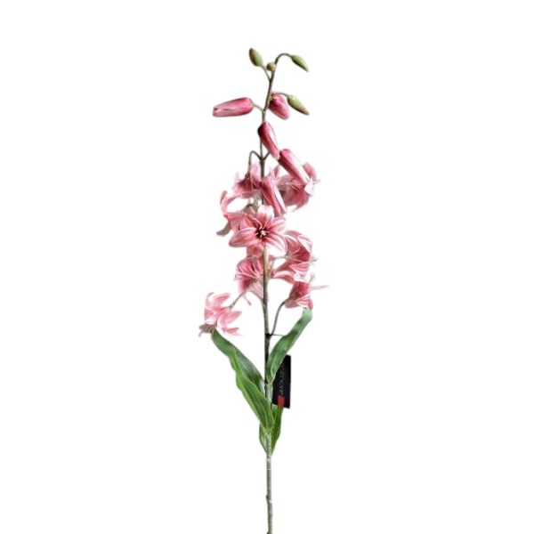 Zijden Bloem Lelie Roze 118 cm