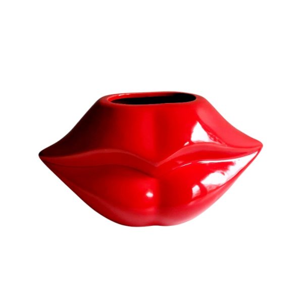 Bloempot Lip Rood