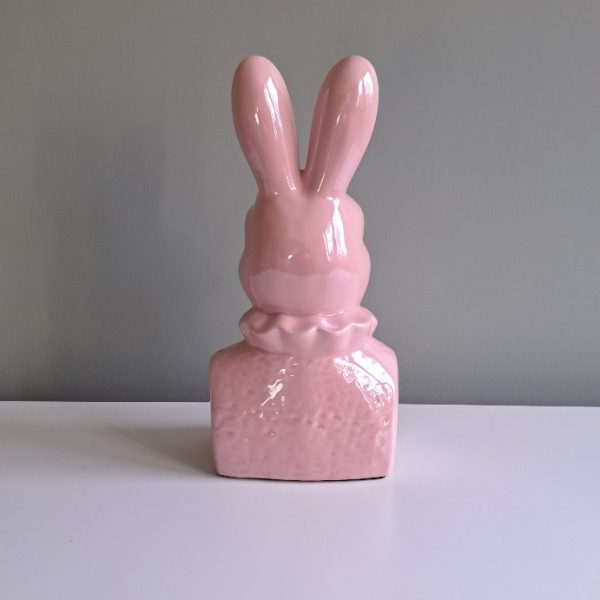 Beeld Konijn Parelmoer Roze - Afbeelding 3
