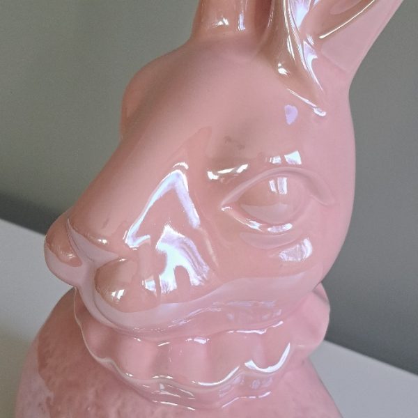 Beeld Konijn Parelmoer Roze - Afbeelding 5