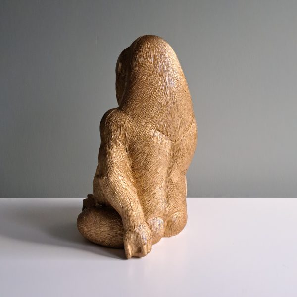 Beeld Gorilla Goud - Afbeelding 5