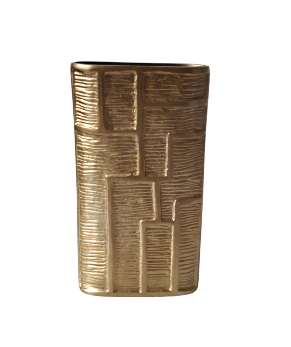 Vaas Aluminium Goud 30 cm