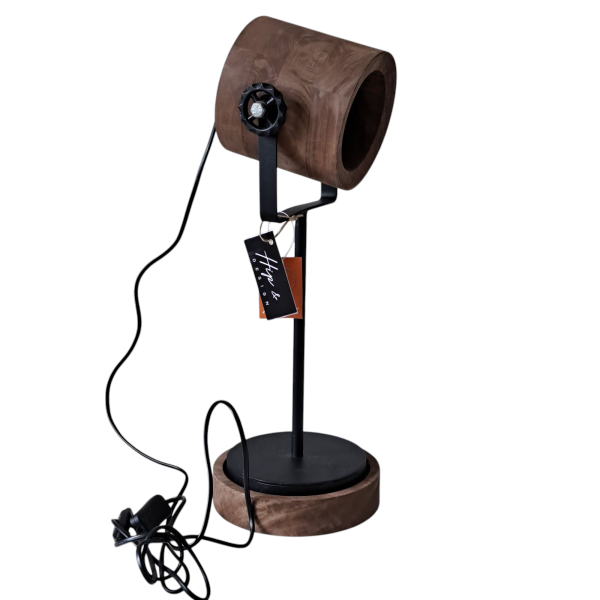 Tafellamp Hout Metaal