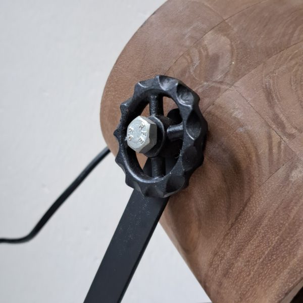 Tafellamp Hout Metaal - Afbeelding 2