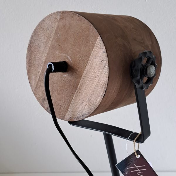 Tafellamp Hout Metaal - Afbeelding 5