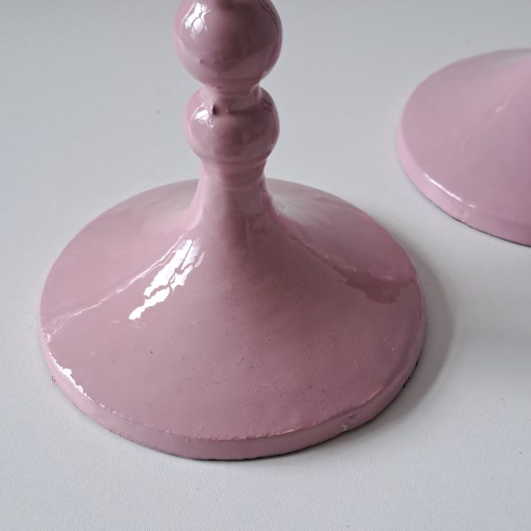 Kandelaar Aluminium Lila/Roze - Afbeelding 4