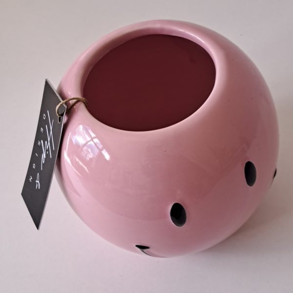 Bloempot Smiley Roze - Afbeelding 3