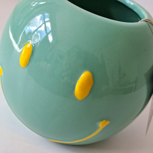 Bloempot Smiley Mintgroen - Afbeelding 2