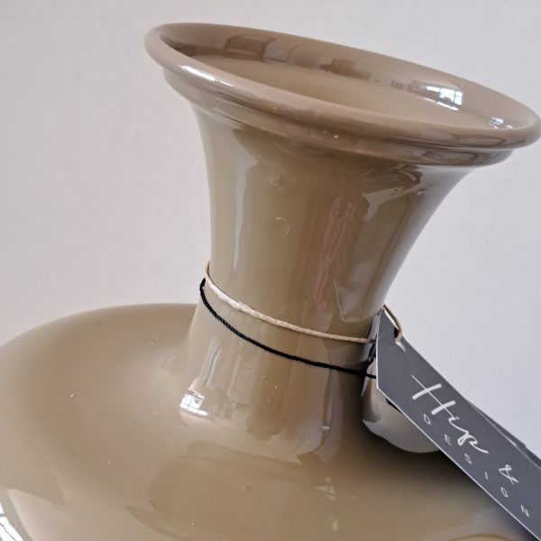 Vaas Metaal Khaki 44 cm - Afbeelding 2