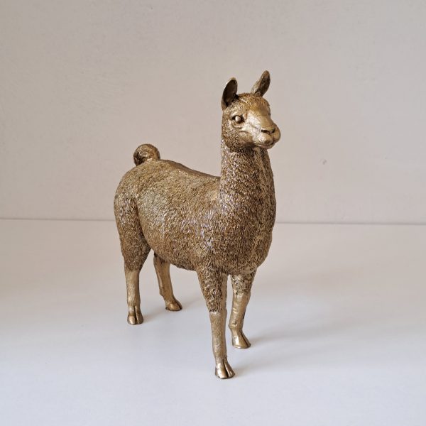 Beeld Lama Goud - Afbeelding 6