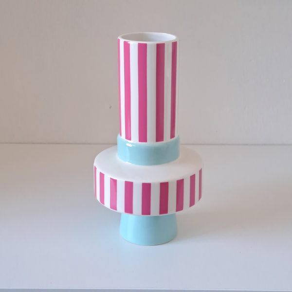 Vaas Retro Roze - Afbeelding 2