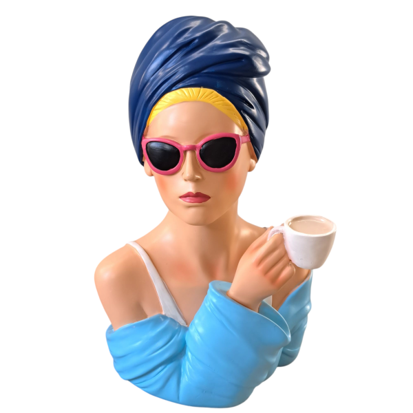 Beeld Dame Koffie