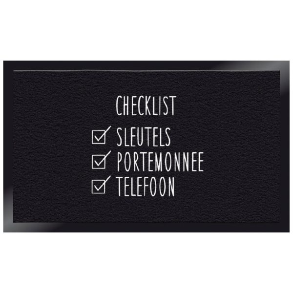 Deurmat - Checklist