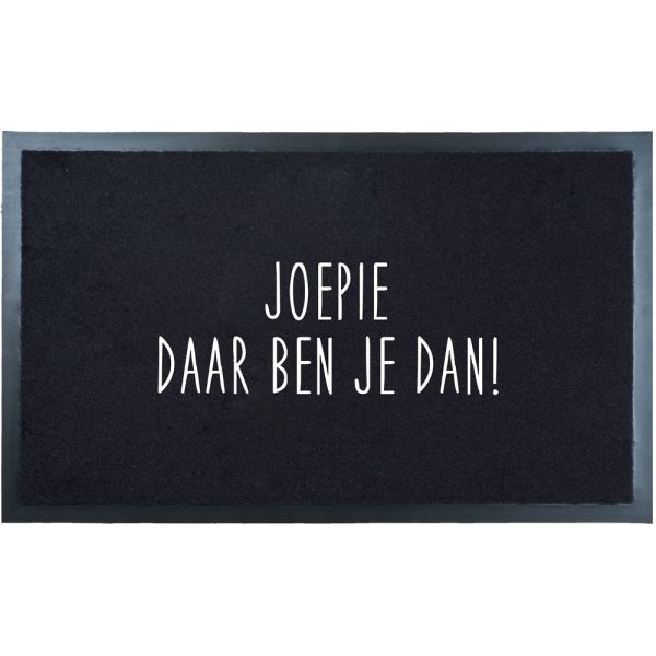 Deurmat - Joepie daar ben je dan!