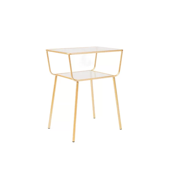 Bijzettafel Glas Goud