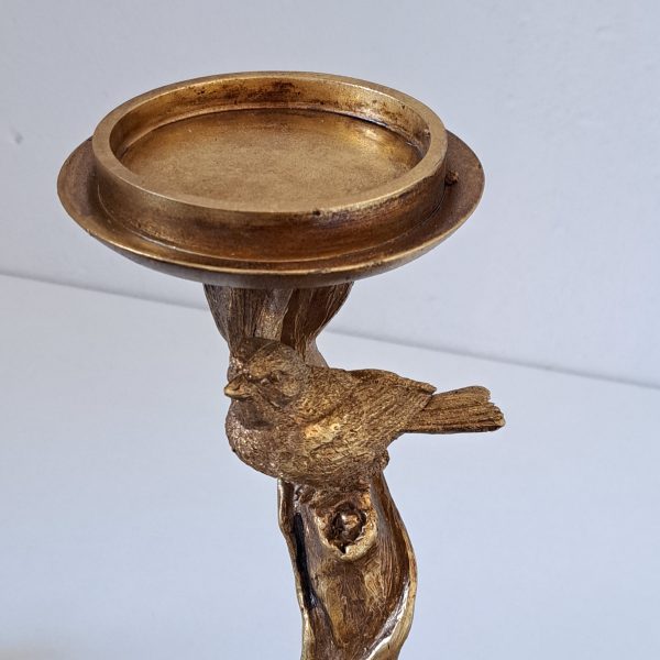 Kaarsenhouder Vogels Goud - Afbeelding 3