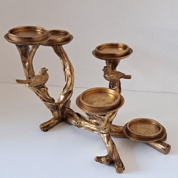 Kaarsenhouder Vogels Goud - Afbeelding 5