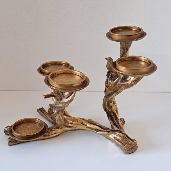 Kaarsenhouder Vogels Goud - Afbeelding 6