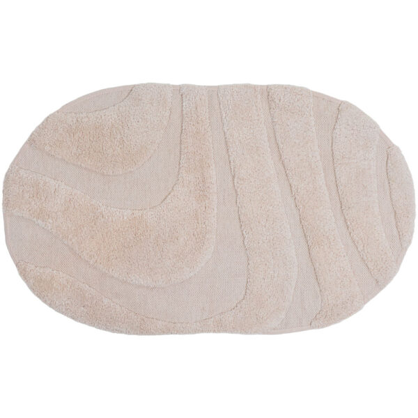 Badmat Beau Ovaal Creme 60 x 100 cm